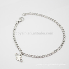 Unique Pendant Silver Ankle Chains Bracelet Foot Jewelry Made In China